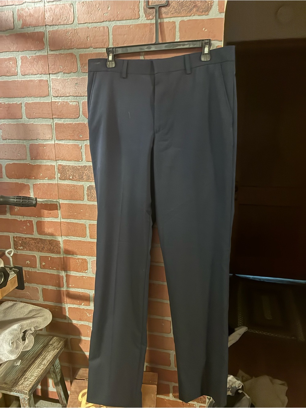 jf j.ferrar Men’s Navy Dress Pants